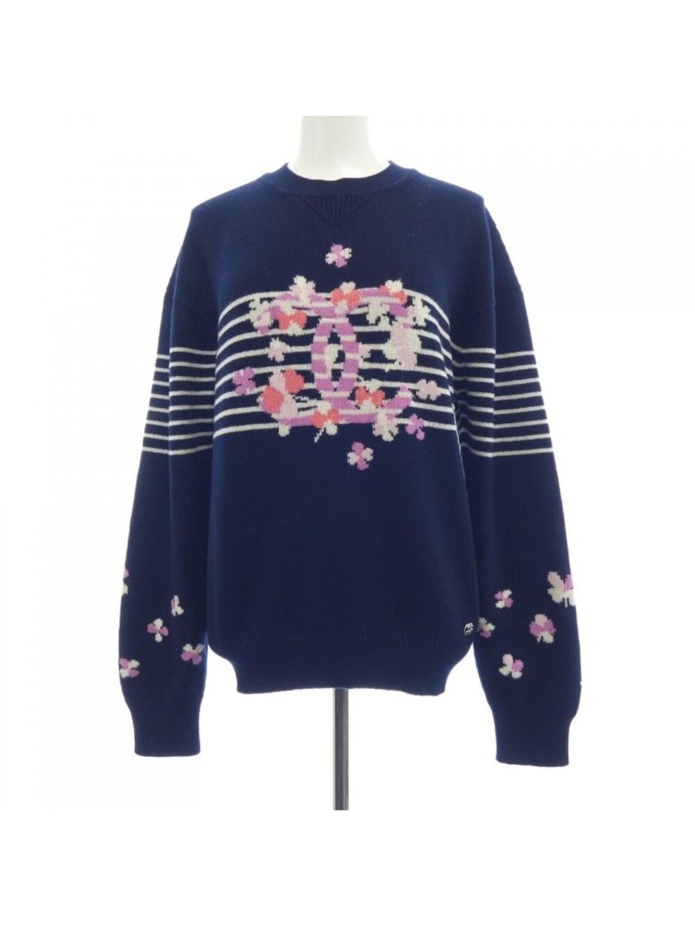 Chanel Knit Top Cashmere Navy